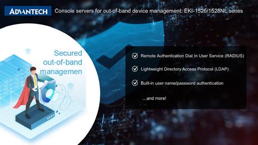 EKI-1526NL & EKI-1528NL: Console Server Series for Out-of-Band Device Management